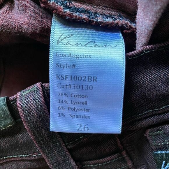 Kancan Jeans Skinny Stretch Purple Women’s Size 26 - Picture 9 of 9